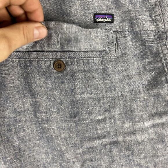 Patagonia shorts Men's 34 Hemp Light Weight Gray Beach Casual Relaxed Resort - Picture 3 of 10
